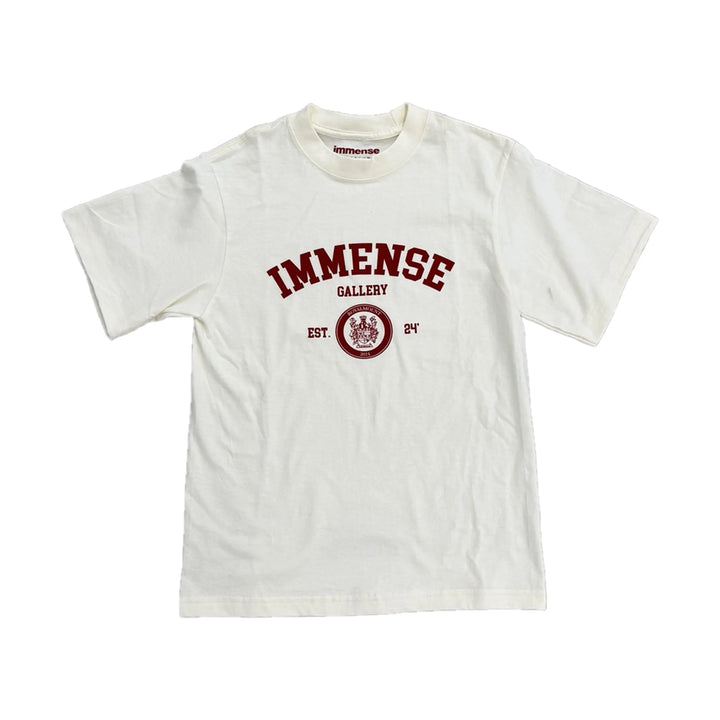 Immense Gallery Varsity Tee Cream