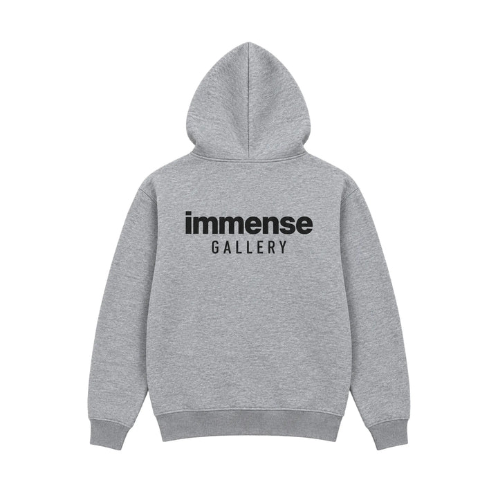 Immense Gallery hoodie grey