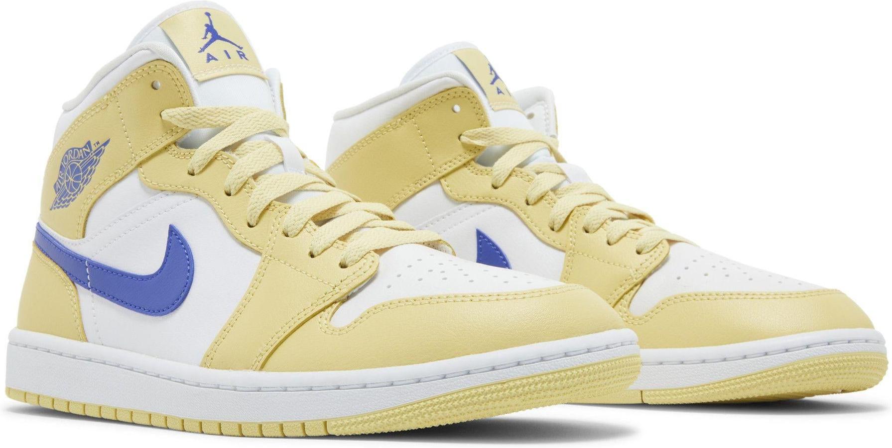 Jordan 1 Mid Lemon Wash Lapis (Women's)