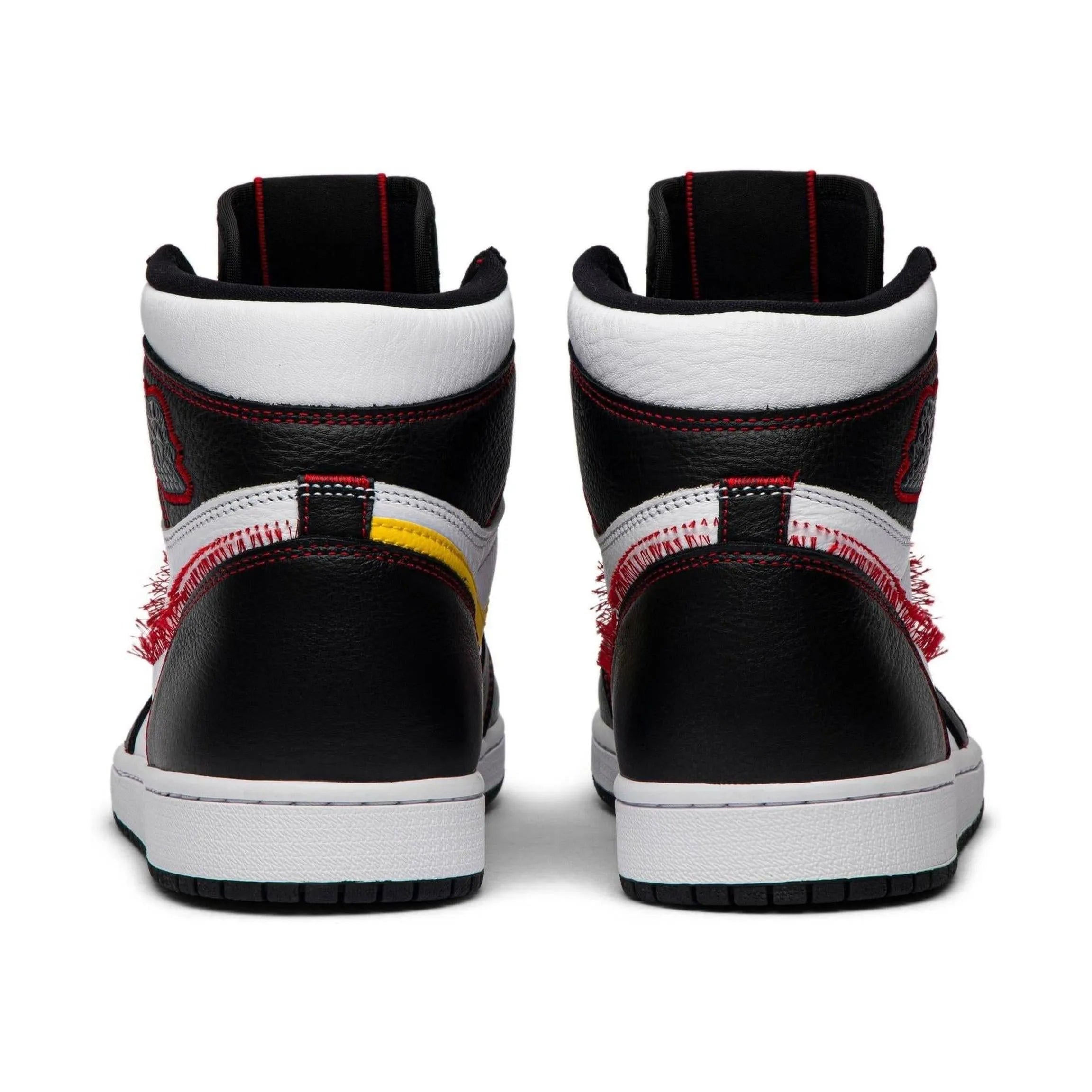 Jordan 1 Retro High Defiant White Black Gym Red