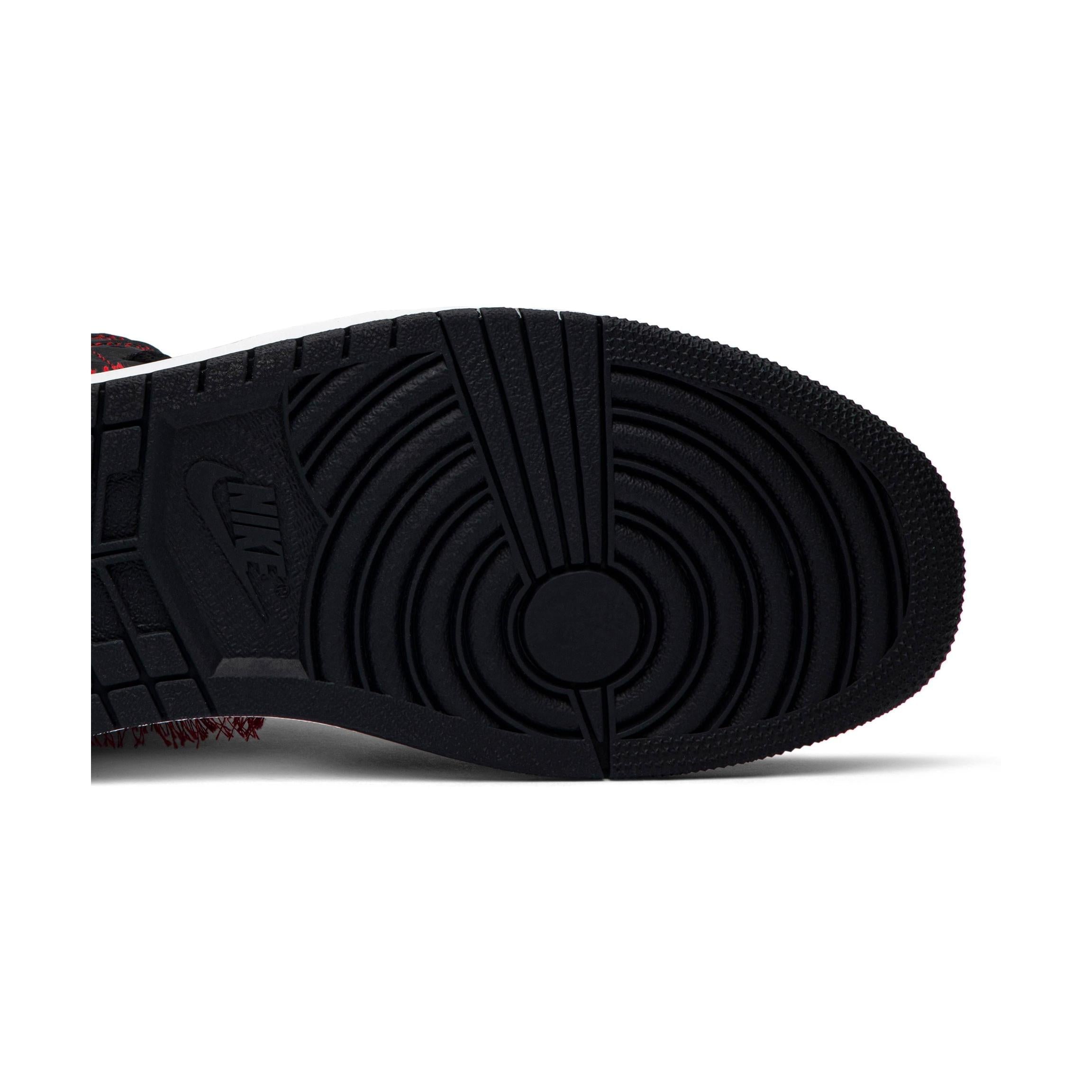 Jordan 1 Retro High Defiant White Black Gym Red