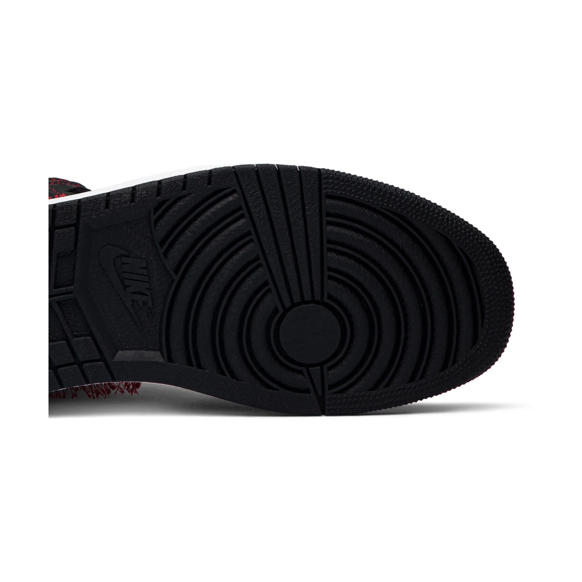 Jordan 1 Retro High Defiant White Black Gym Red