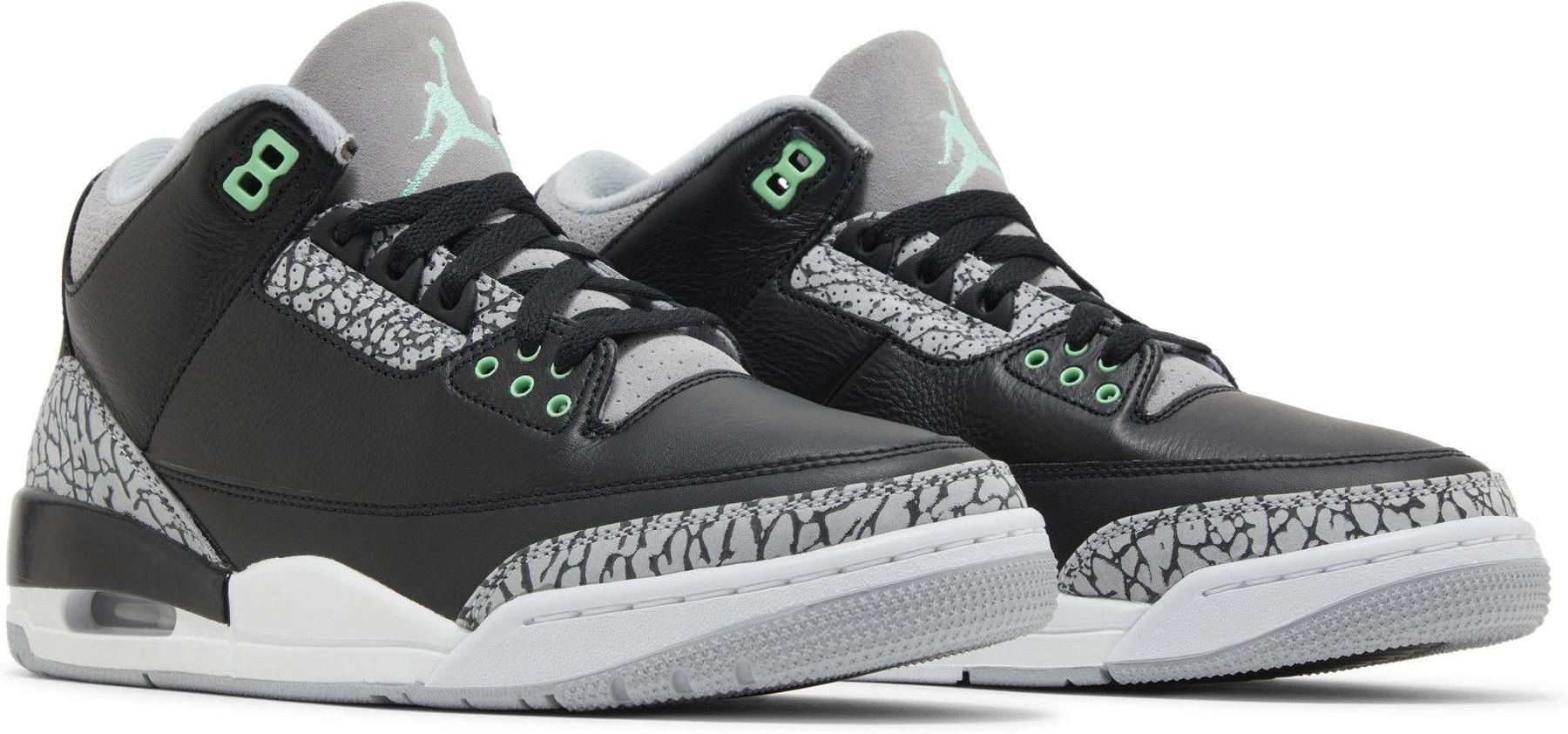 Jordan 3 Retro Green Glow