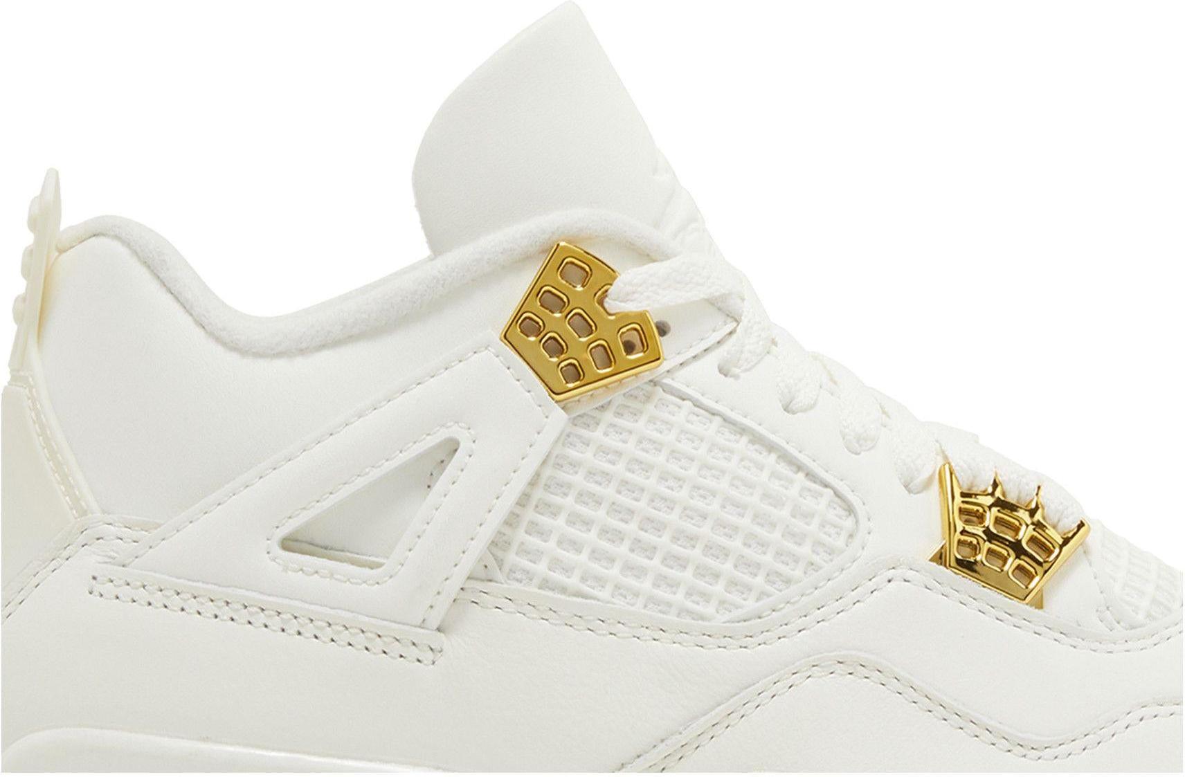 Jordan 4 Retro Metallic Gold (Women's)