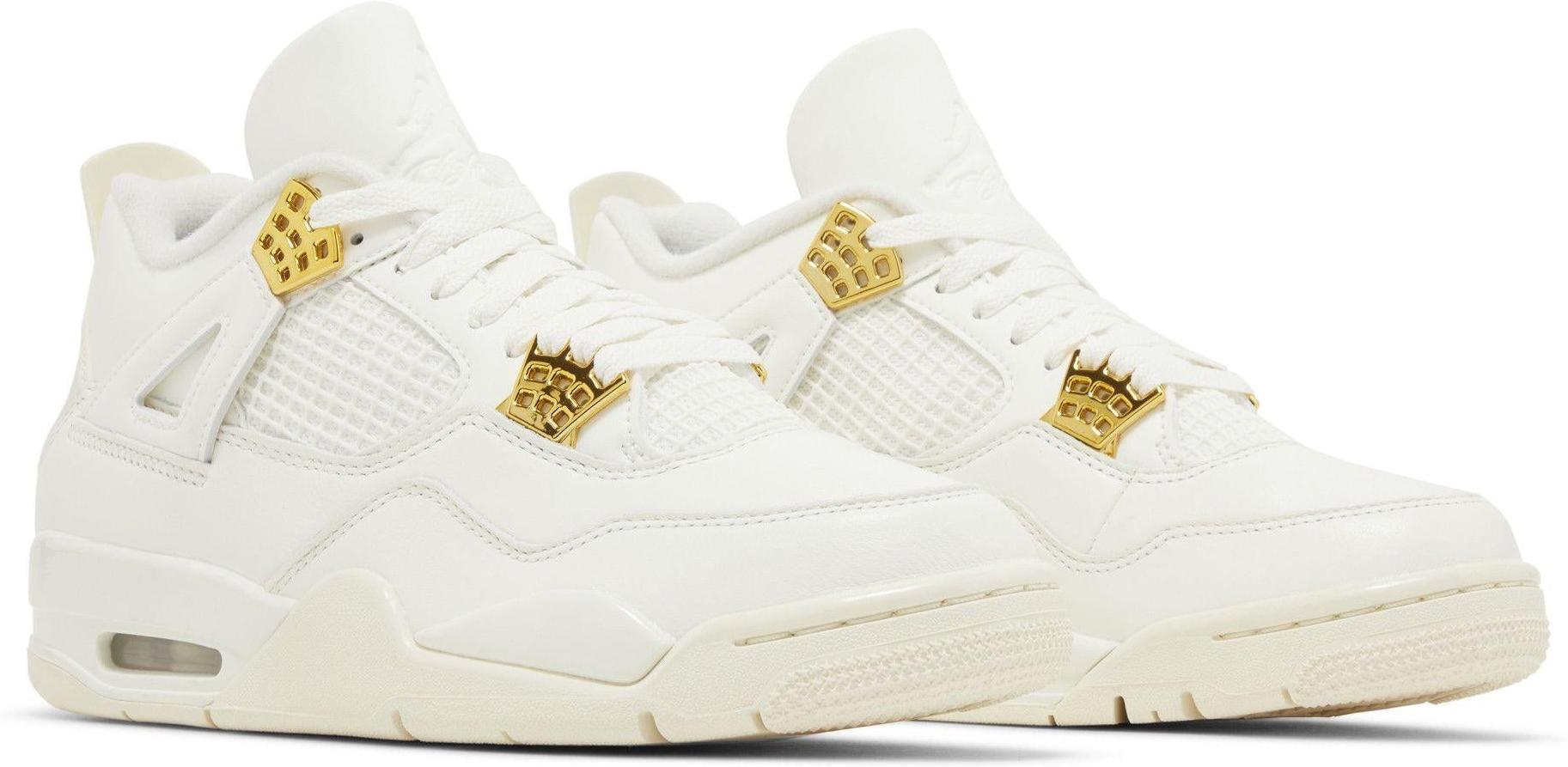 Jordan 4 Retro Metallic Gold (Women's)
