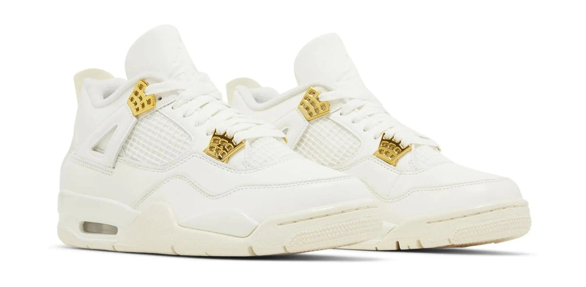 Jordan 4 Retro Metallic Gold (Women's)