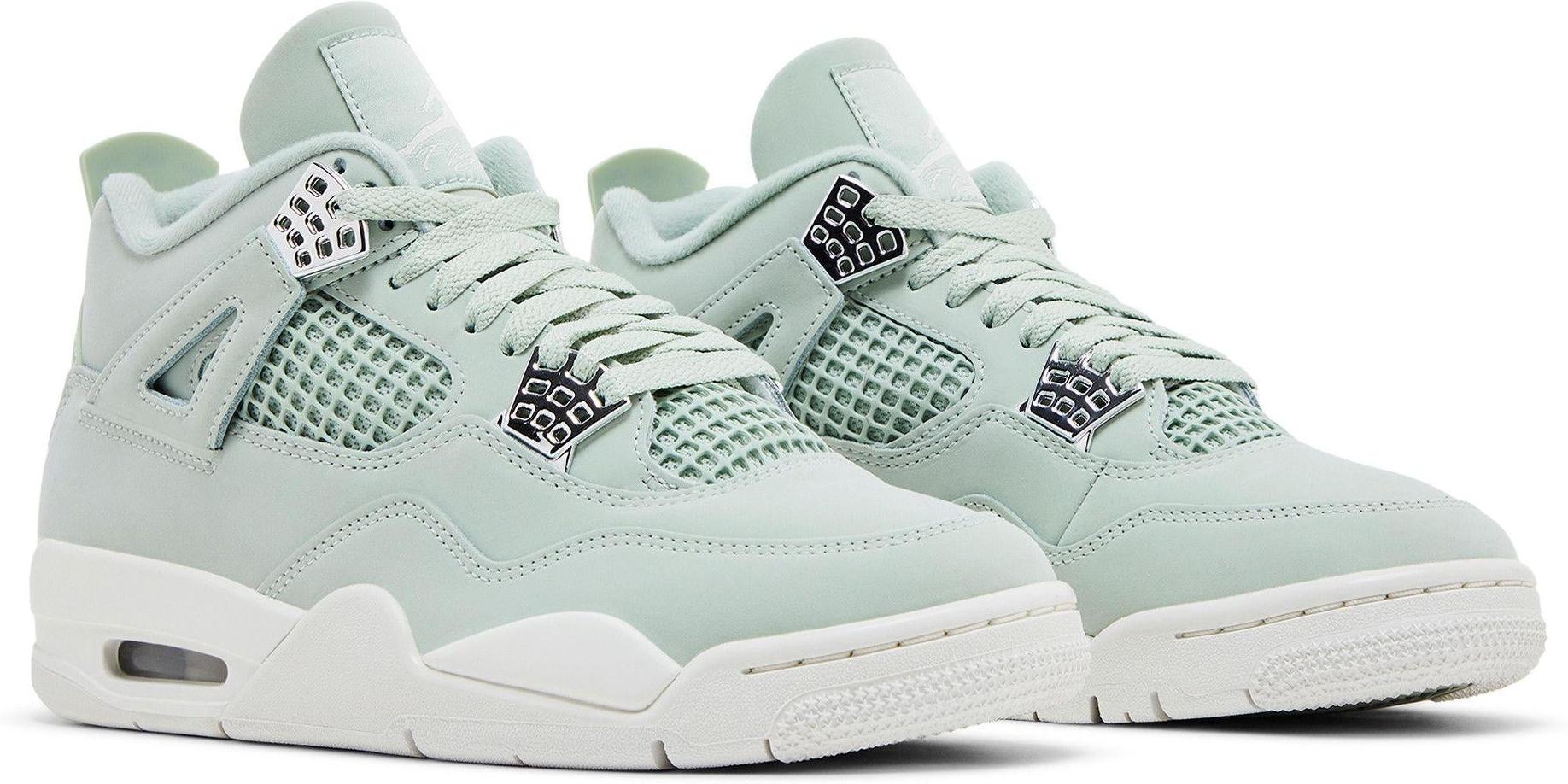 Jordan 4 Retro Seafoam Sail (Women's)