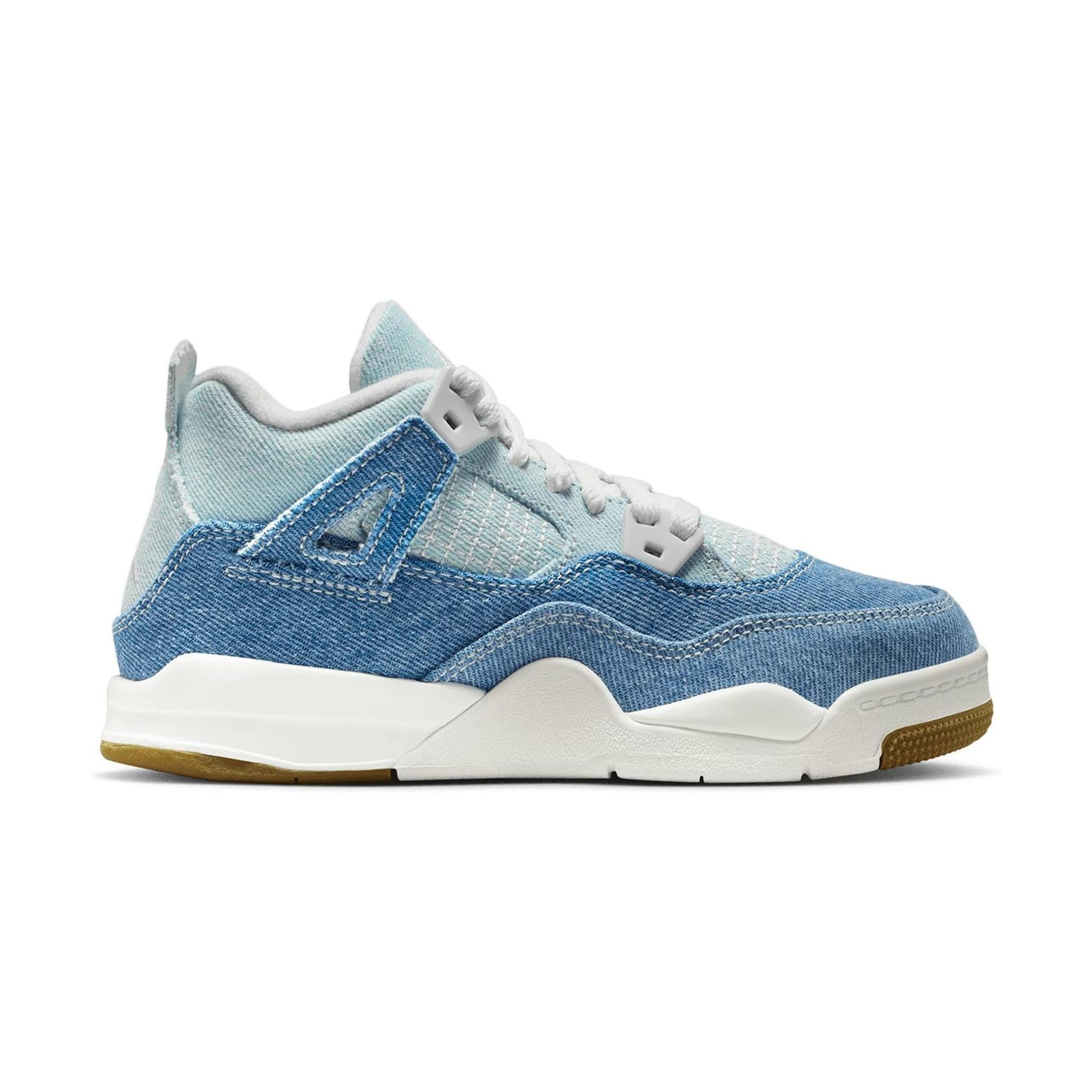 Jordan 4 Retro TEX Denim Worn Blue (PS)