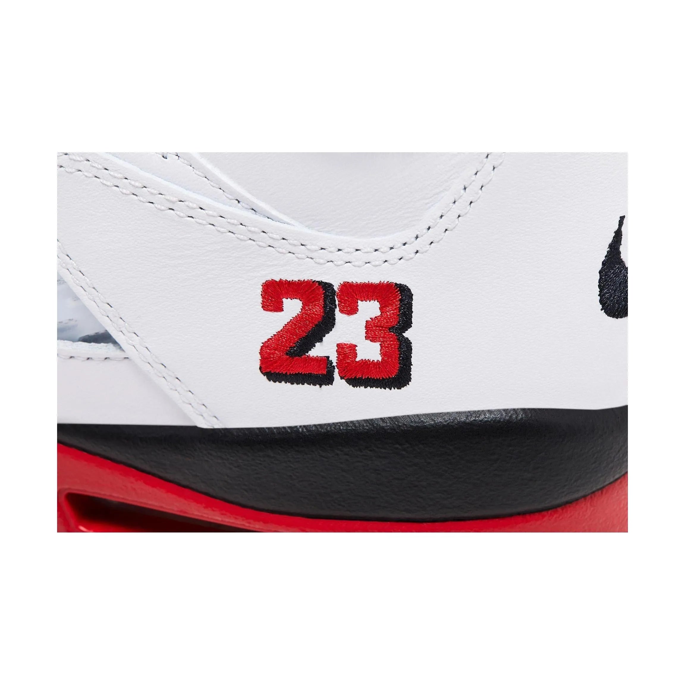 Jordan 5 Retro Fire Red Black Tongue (2025)