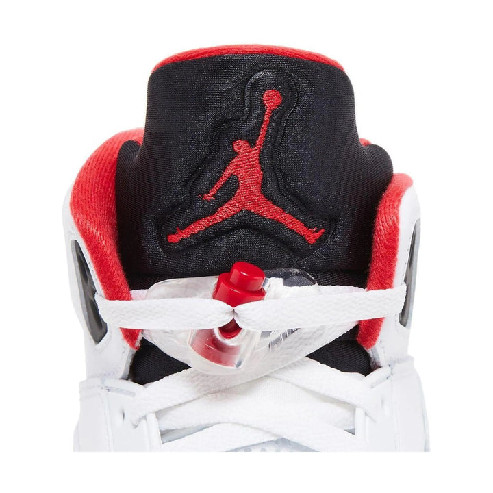 Jordan 5 Retro Fire Red Black Tongue (2025)