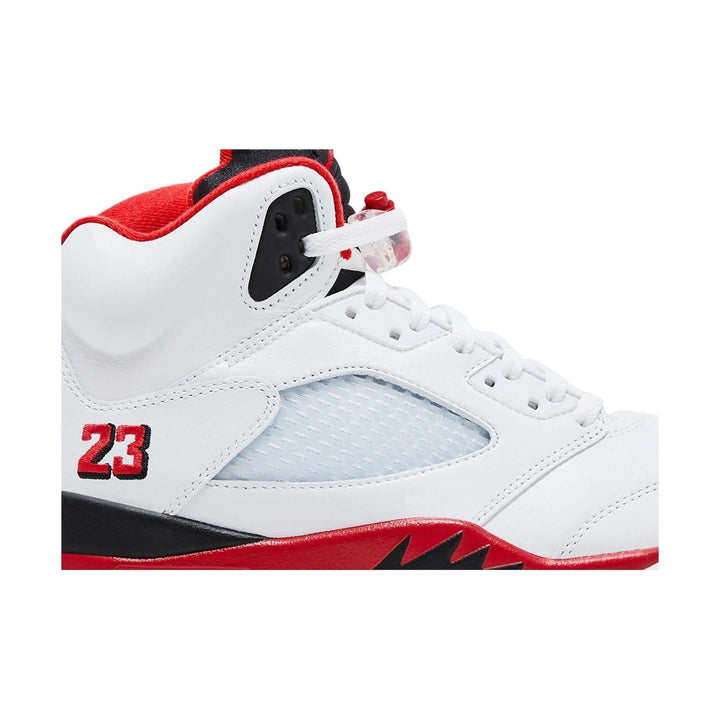 Jordan 5 Retro Fire Red Black Tongue (2025)