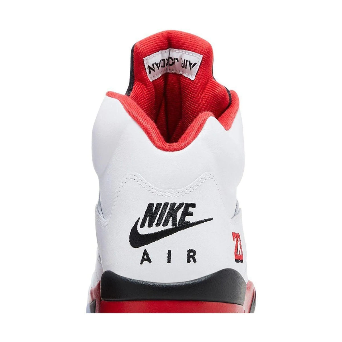 Jordan 5 Retro Fire Red Black Tongue (2025)
