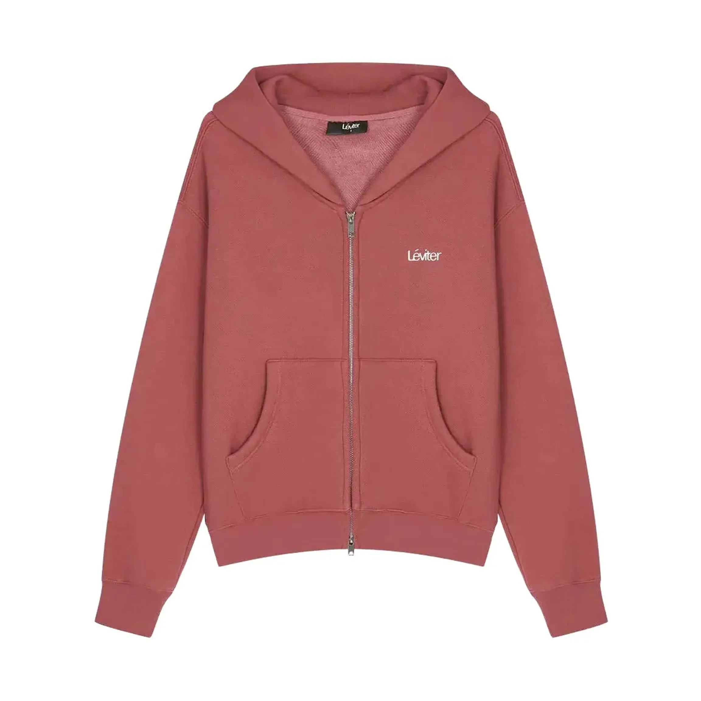 Léviter Essential Zip Hoodie Clay Red
