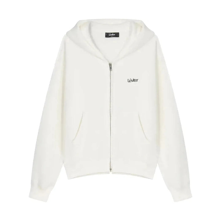 Léviter Essential Zip Hoodie White
