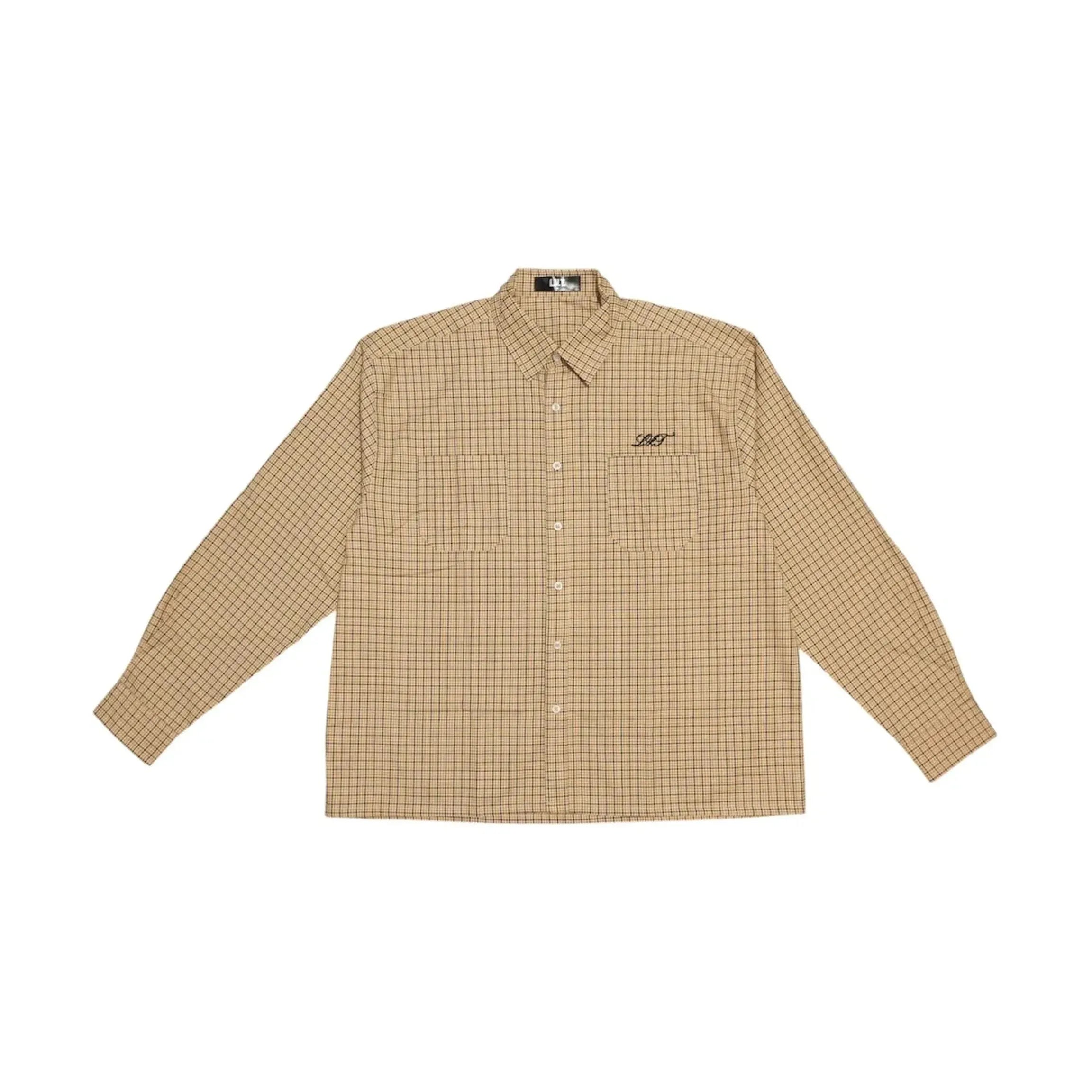 Léviter LVT Étoile Long Sleeve Shirt Coffee Brown Plaid