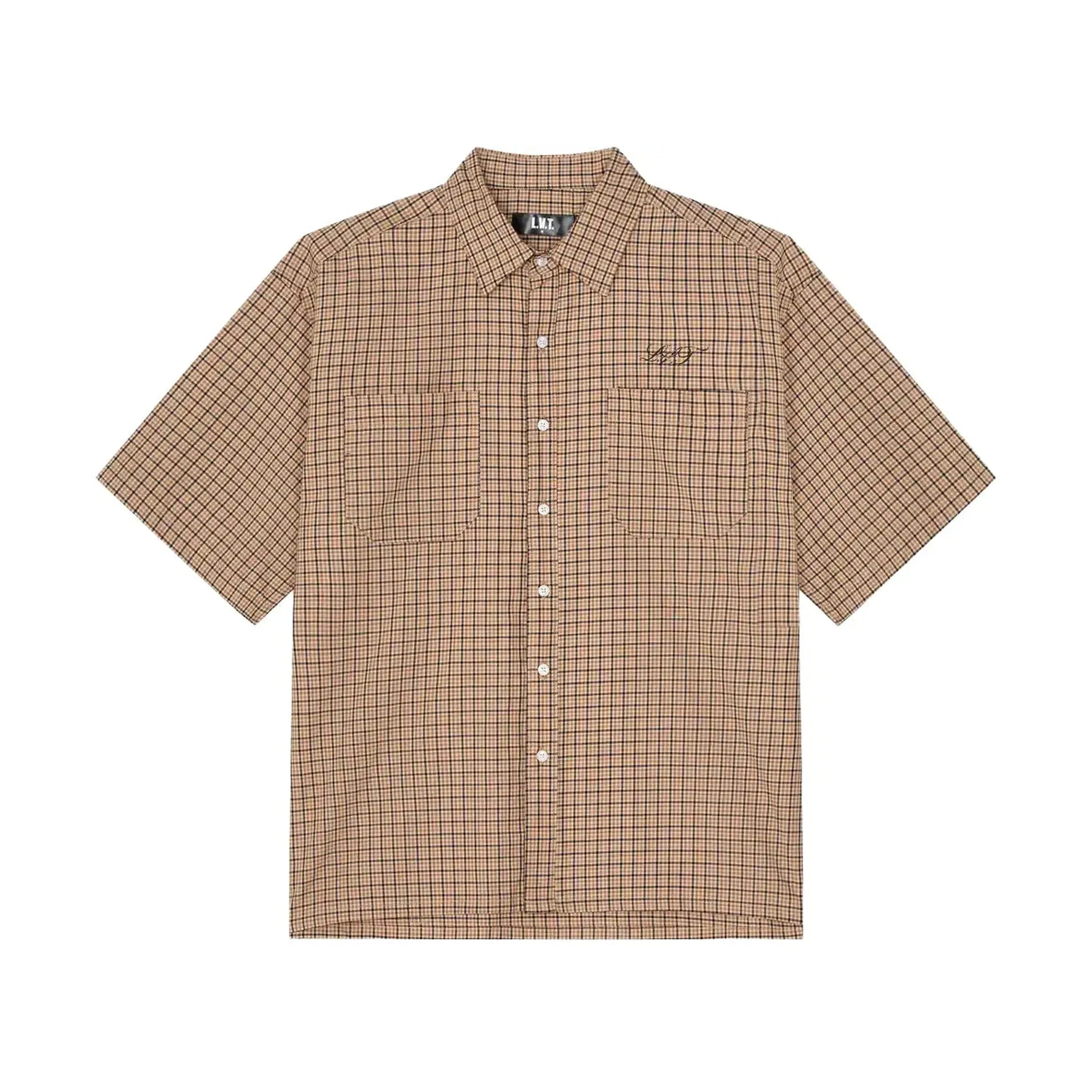 Léviter LVT Étoile Shirt Coffee Brown Plaid