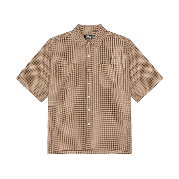 Léviter LVT Étoile Shirt Coffee Brown Plaid