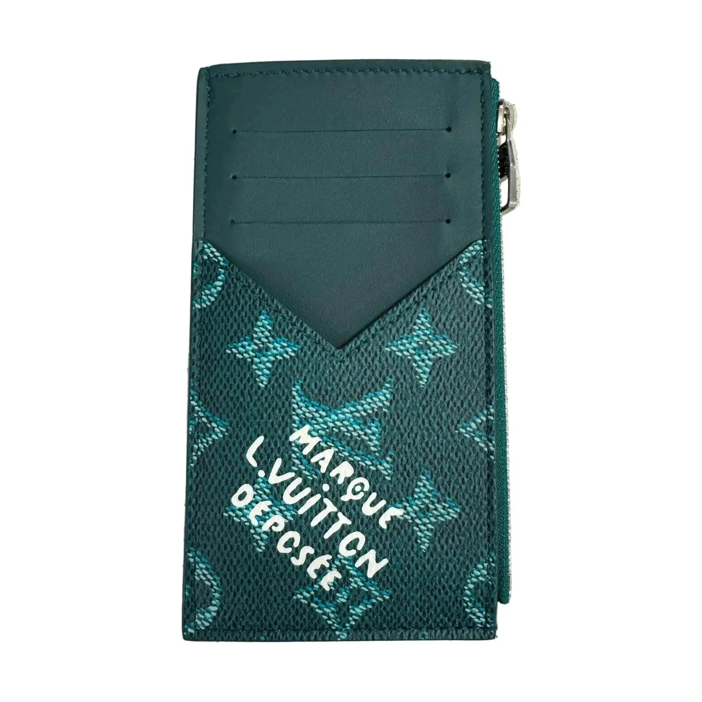 Louis Vuitton Coin Pouch Marque Déposé Green