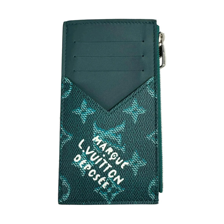 Louis Vuitton Coin Pouch Marque Déposé Green