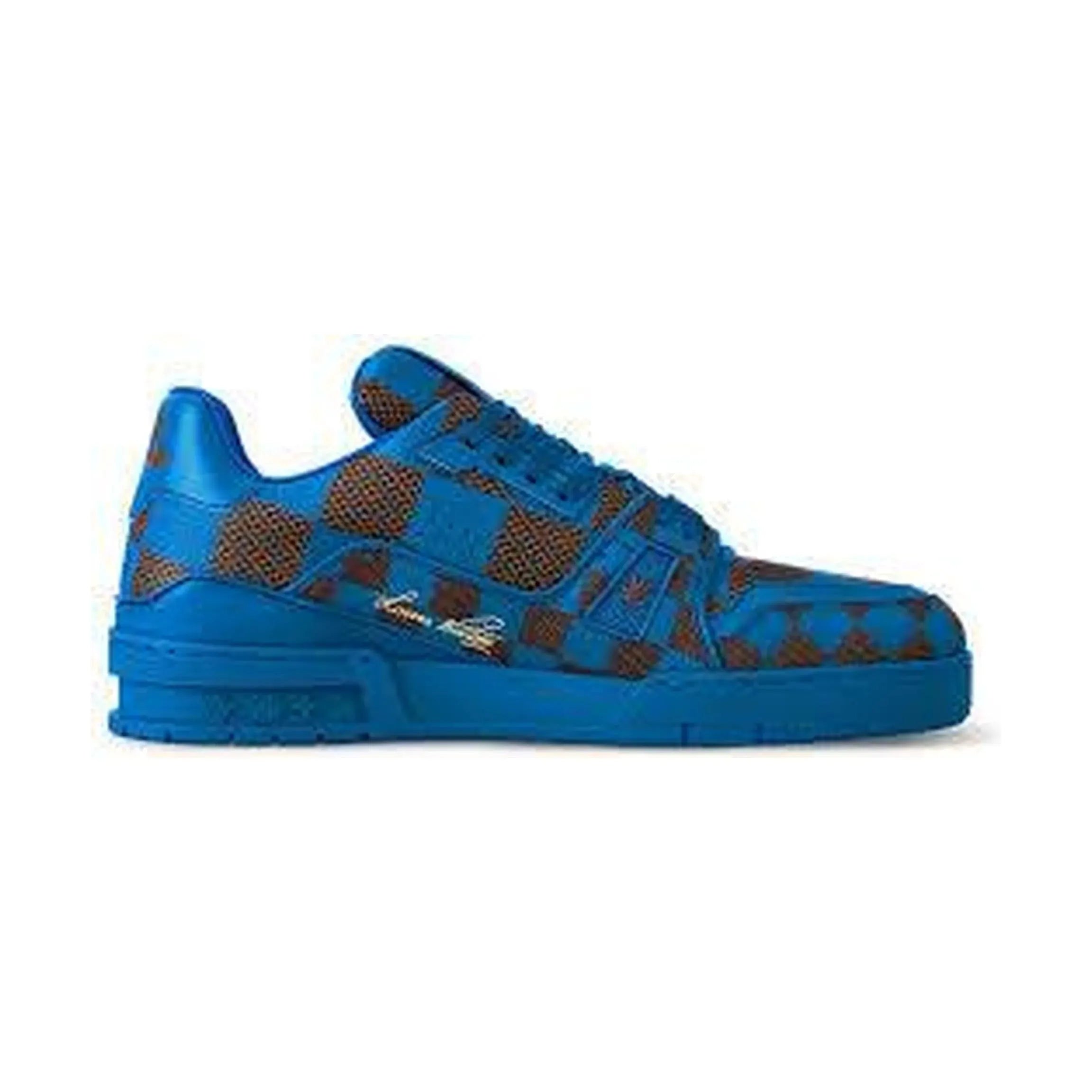 Louis Vuitton LV Trainer Sneaker Damier Pop Blue
