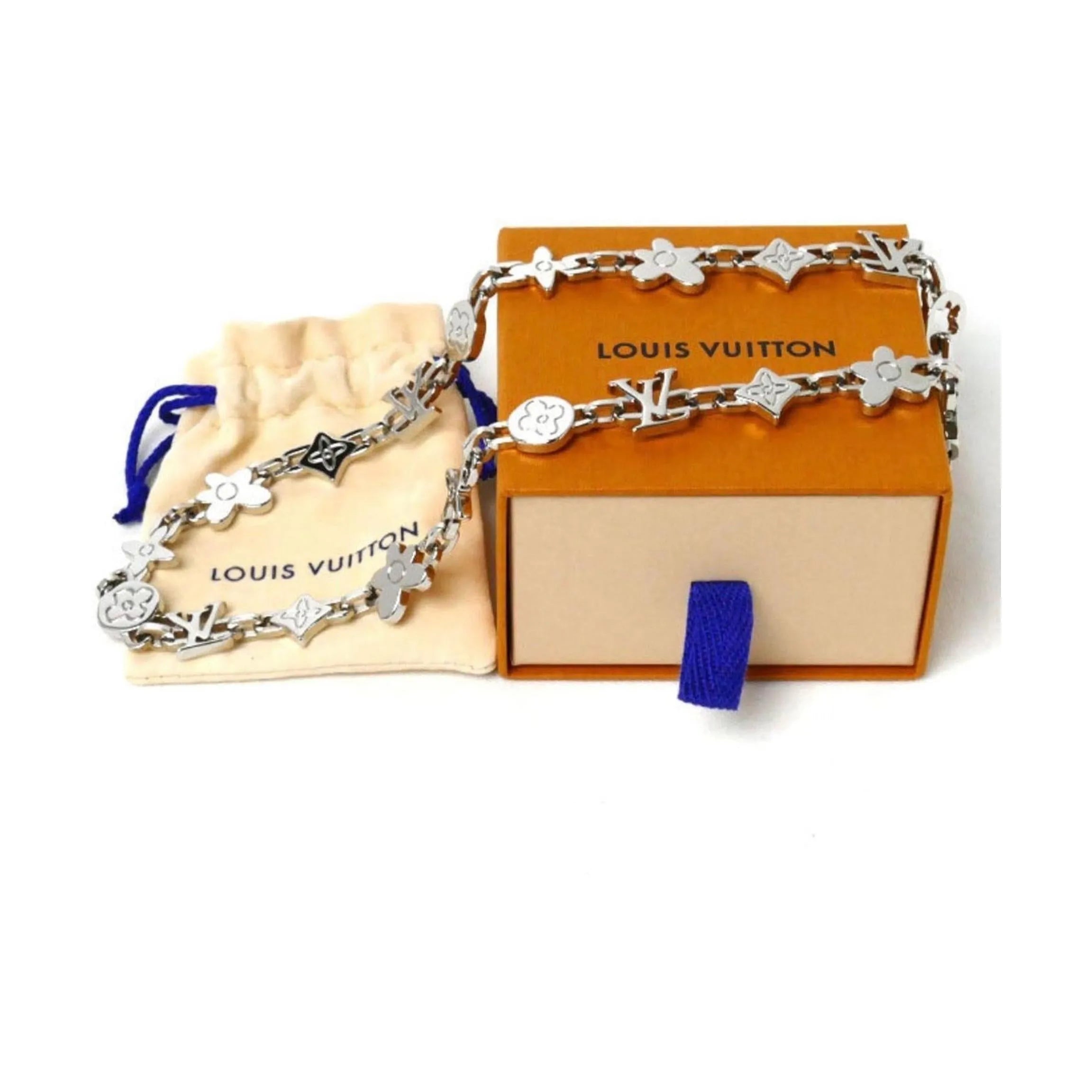 Louis Vuitton Metal Monogram Craggy Necklace