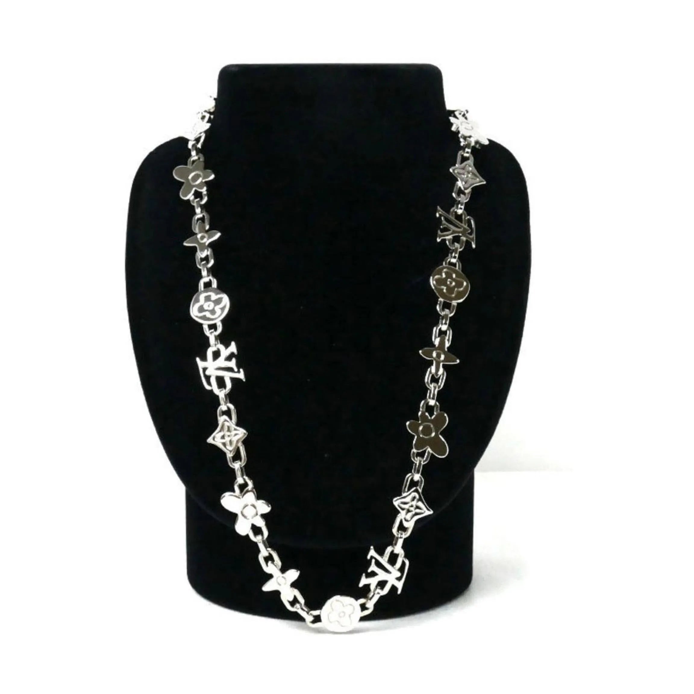 Louis Vuitton Metal Monogram Craggy Necklace