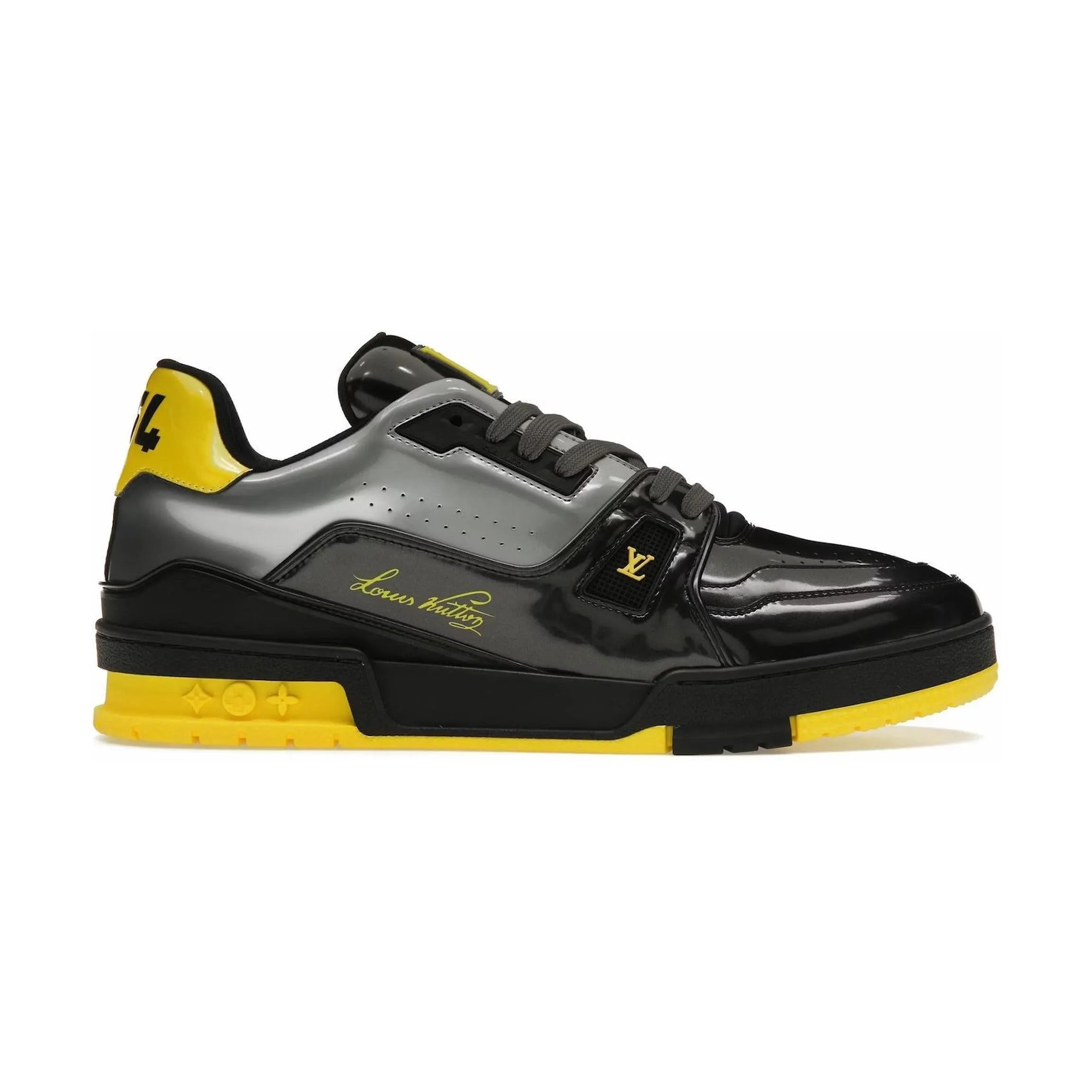 Louis Vuitton Trainer Black Yellow