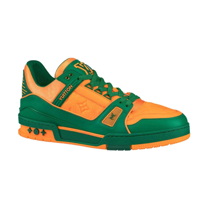 Louis Vuitton Trainer Green Orange