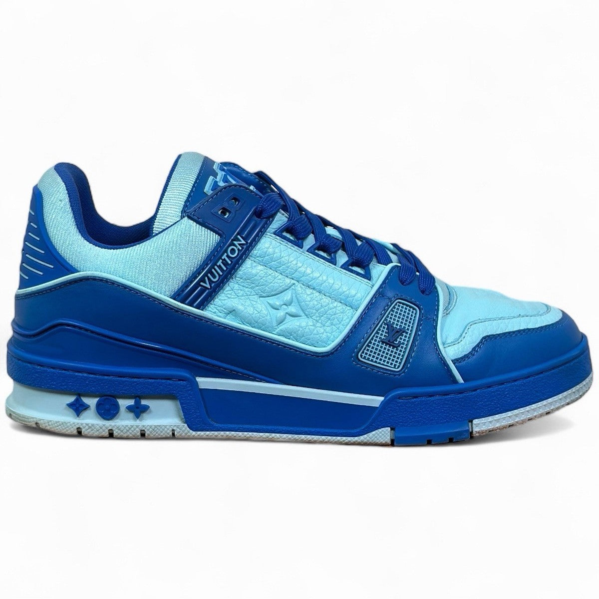 Louis Vuitton Trainer Sky Blue Teal Monogram
