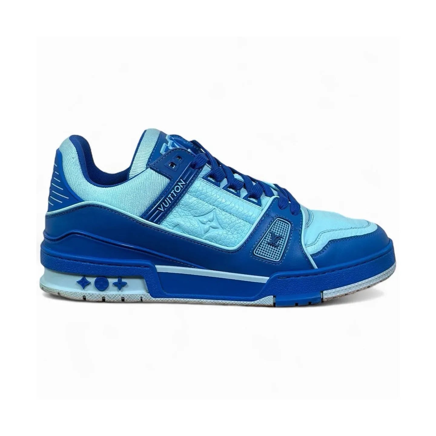 Louis Vuitton Trainer Sky Blue Teal Monogram
