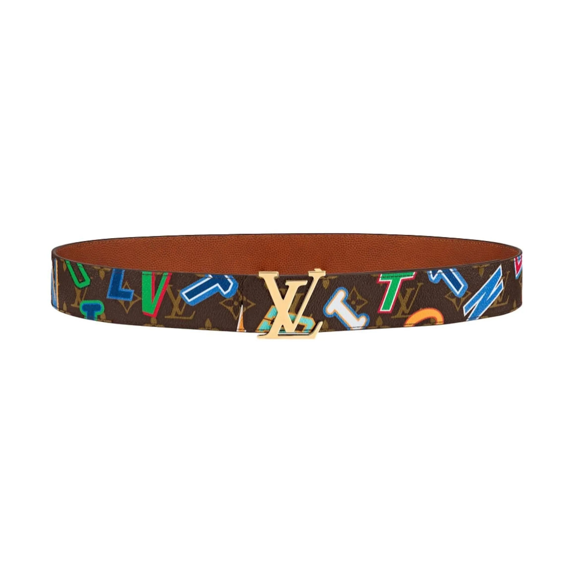 Louis Vuitton x NBA LV initials Reversible Belt 40MM Monogram Brown