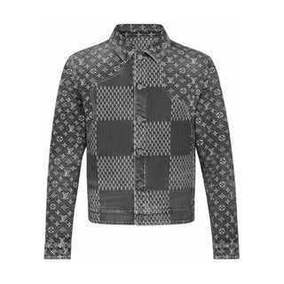 Louis Vuitton x Nigo Giant Damier Waves MNGM Denim Jacket