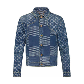 Louis Vuitton x Nigo Giant Damier Waves MNGM Denim Jacket