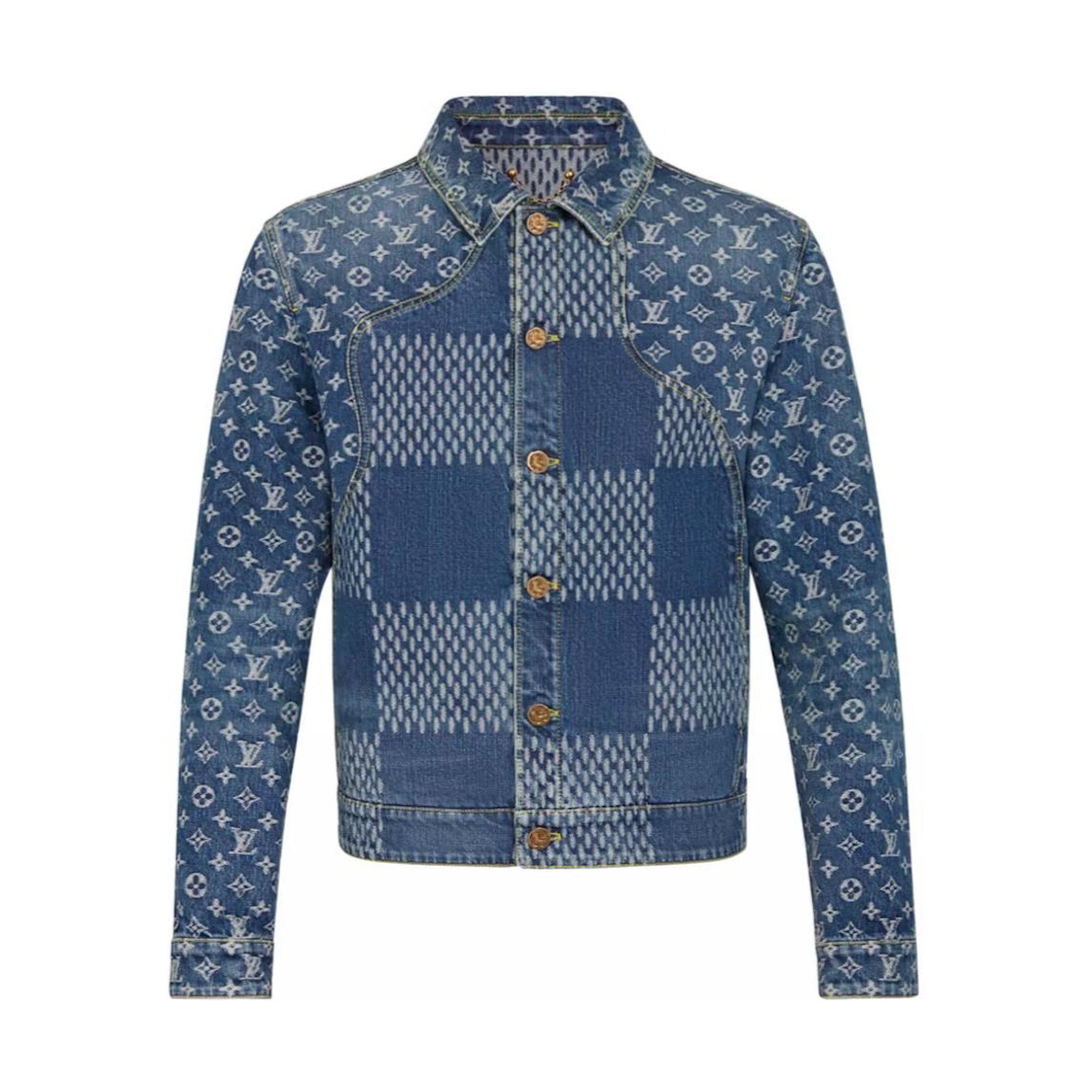 Louis Vuitton x Nigo Giant Damier Waves MNGM Denim Jacket
