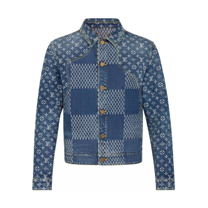 Louis Vuitton x Nigo Giant Damier Waves MNGM Denim Jacket
