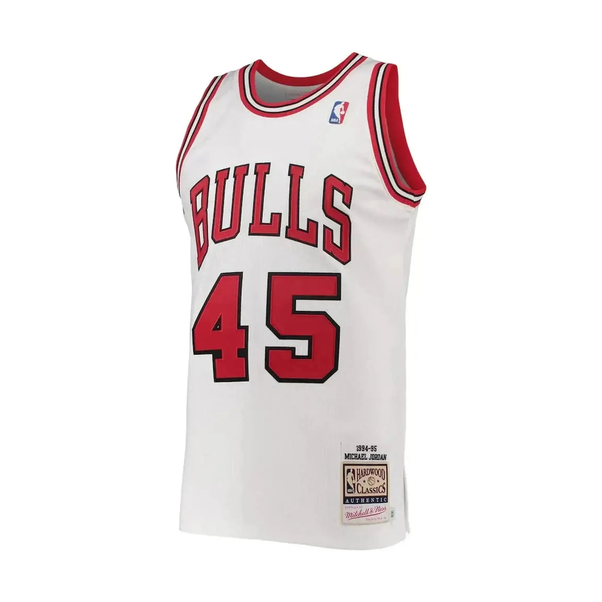 Mitchell & Ness Michael Jordan White Chicago Bulls 1994/95 Hardwood Classics Authentic Jersey