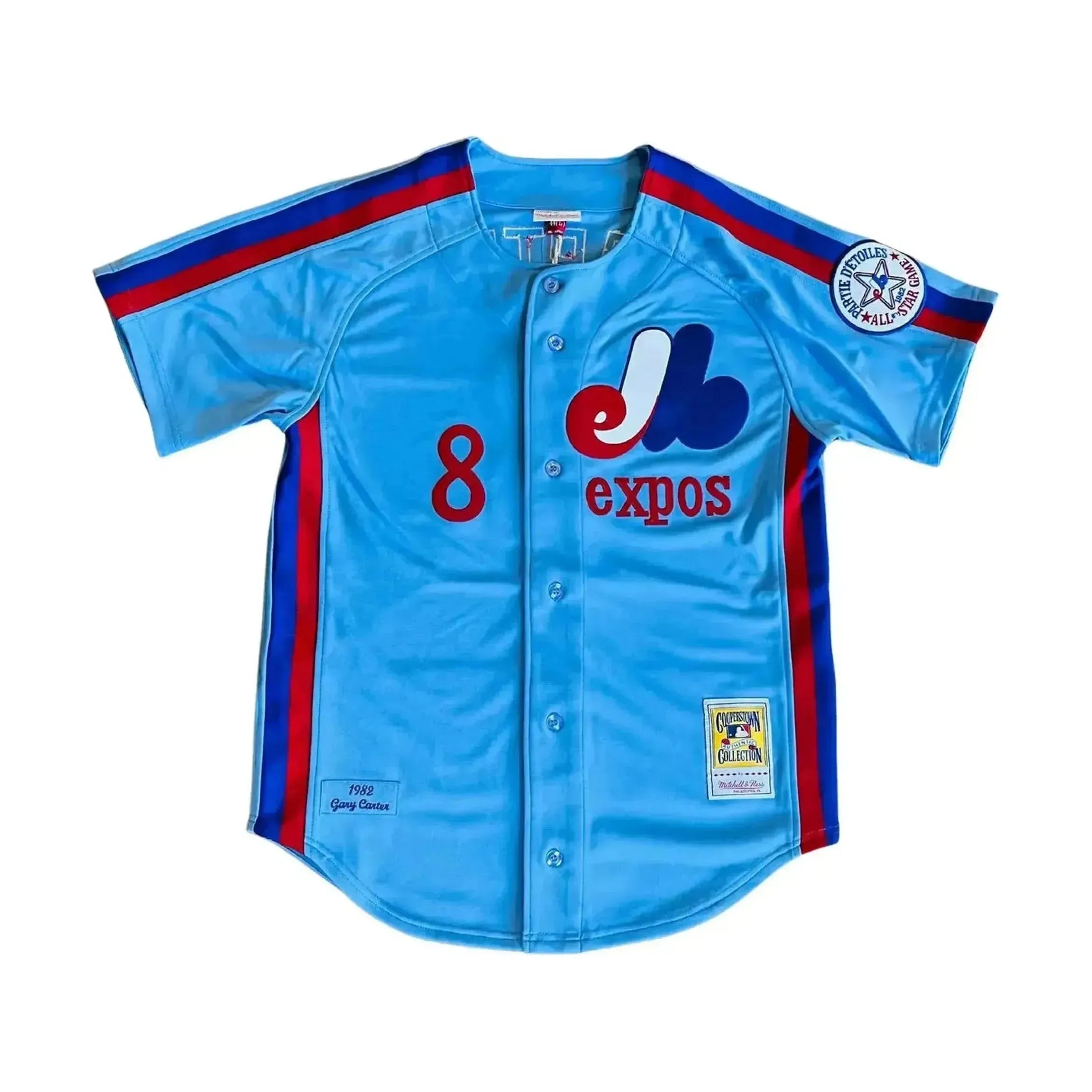 Mitchell & Ness Powder Blue Montreal Expos Cooperstown Collection Just Don Jersey