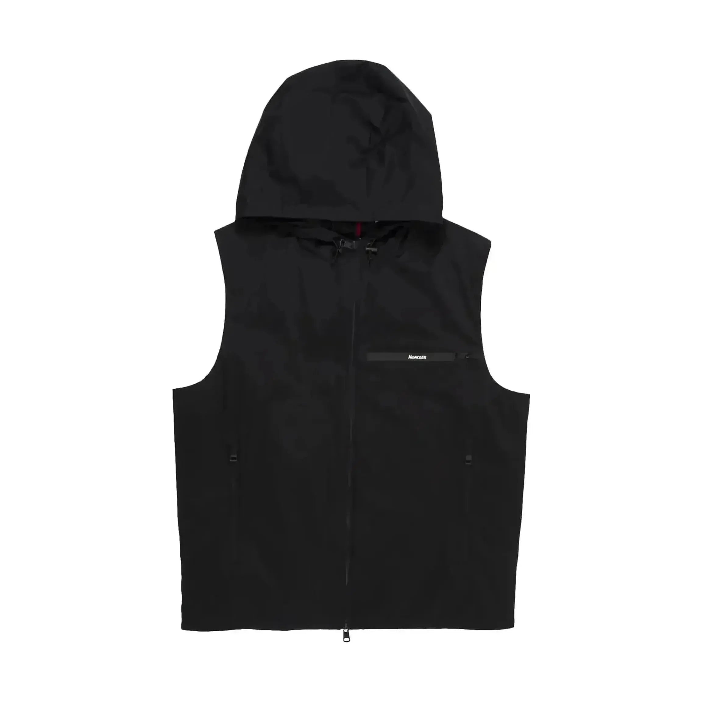 Moncler Binet Gilet Zip Vest Black