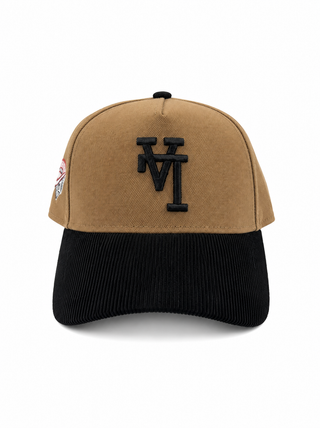 NEW ERA 9FORTY A-FRAME UPSIDE DOWN LA DODGERS "BROWN/BLACK" CORDUROY BRIM 1988 WORLD SERIES