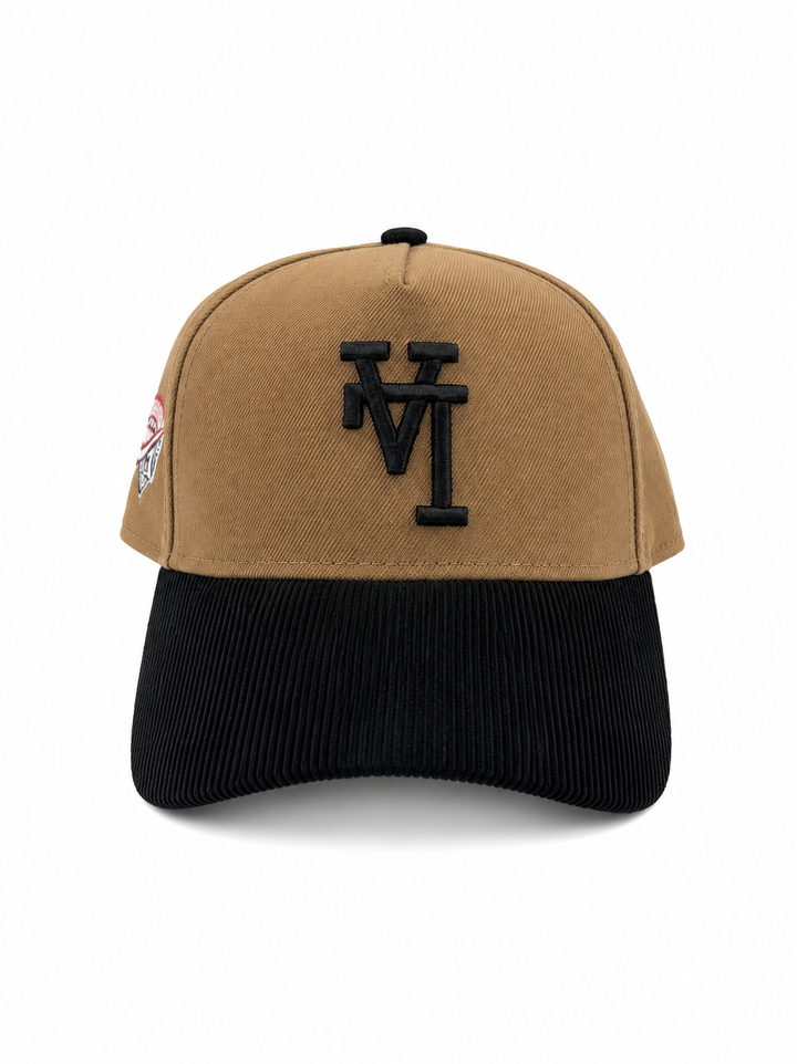 NEW ERA 9FORTY A-FRAME UPSIDE DOWN LA DODGERS "BROWN/BLACK" CORDUROY BRIM 1988 WORLD SERIES