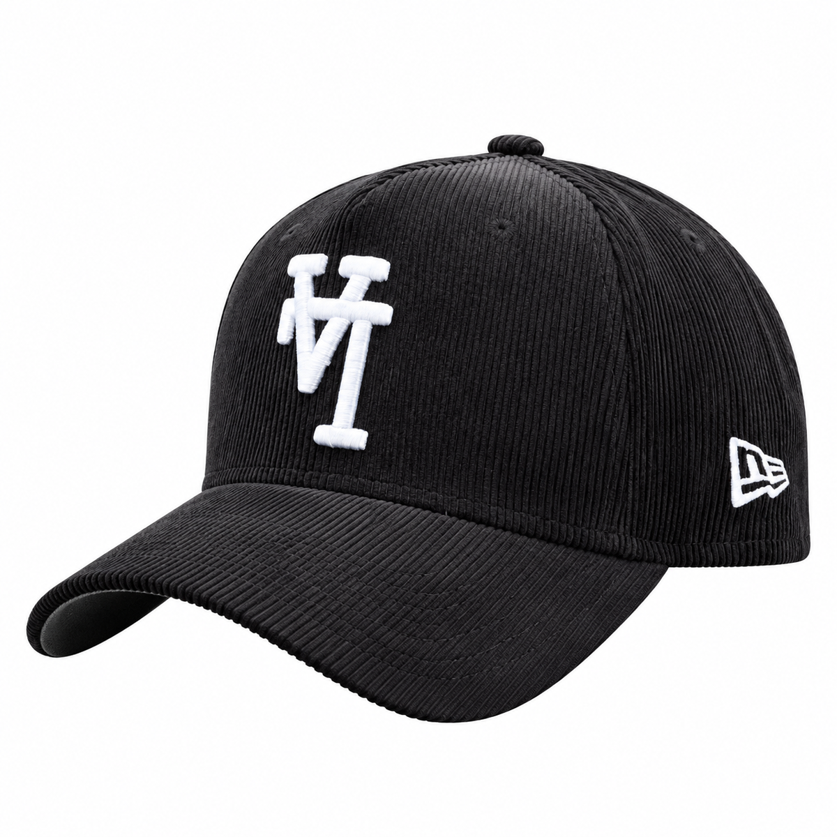 NEW ERA 9FORTY A-FRAME UPSIDE DOWN L.A DODGERS Black White Corduroy