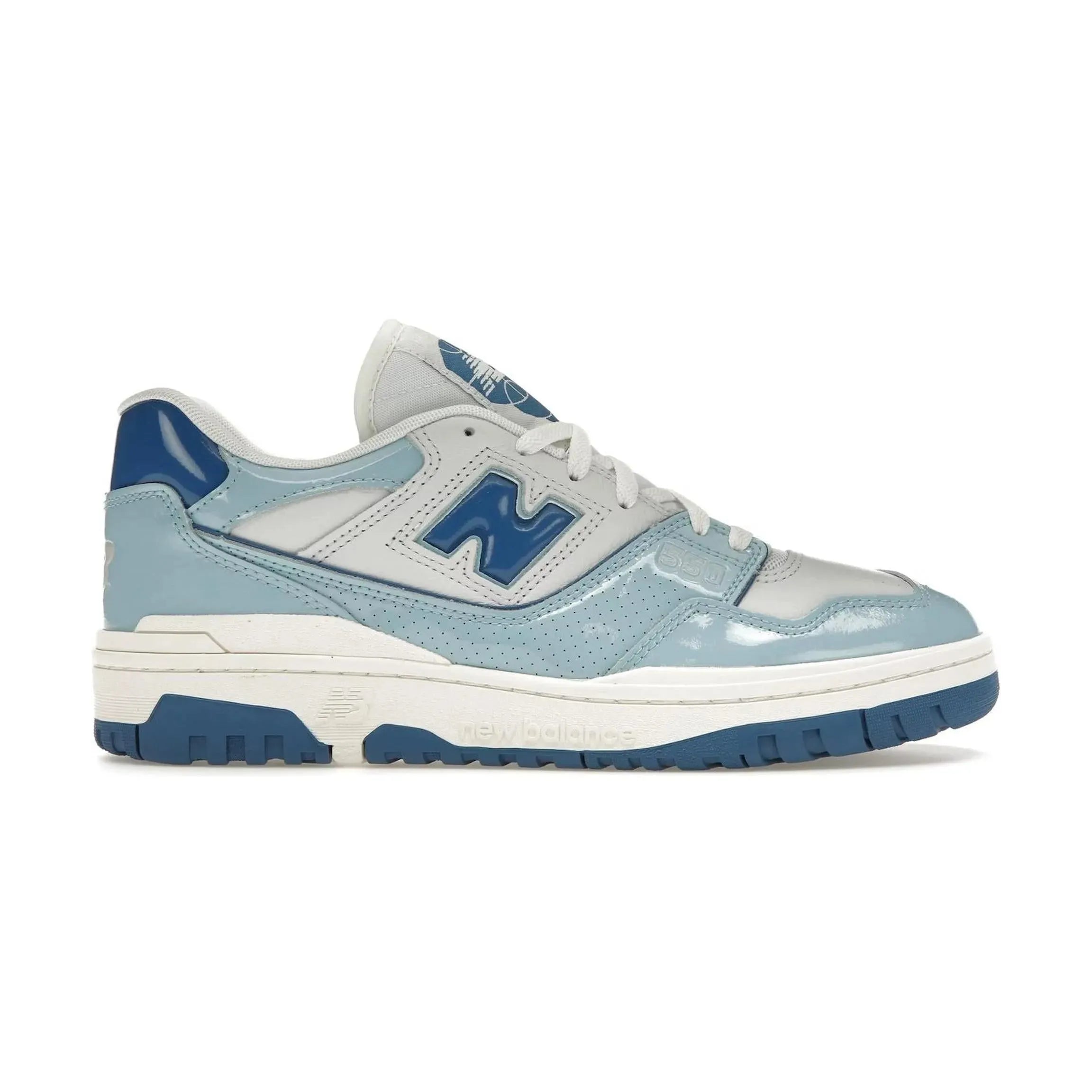 New Balance 550 Chrome Blue Patent