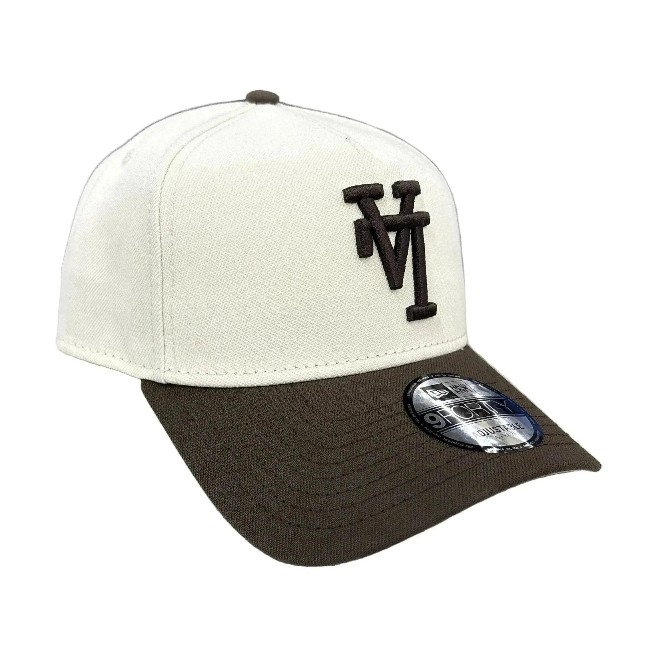 New Era 9Forty A-Frame Upside Down LA Dodgers Beige/Chocolate Brown Dodgers Stadium