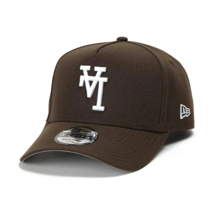 New Era 9Forty A-Frame Upside Down LA Dodgers Brown/White