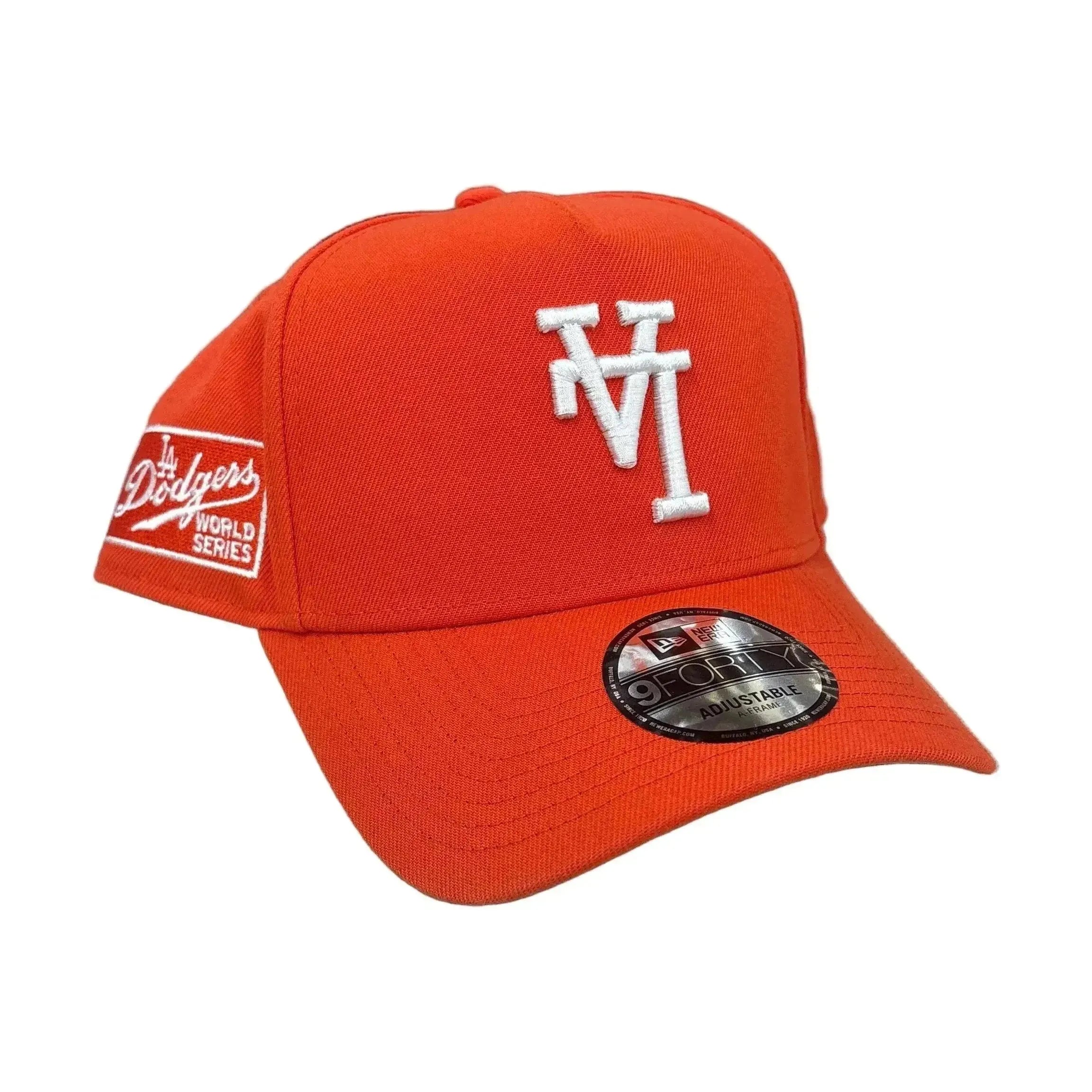 New Era 9Forty A-Frame Upside Down LA Dodgers Orange World Series