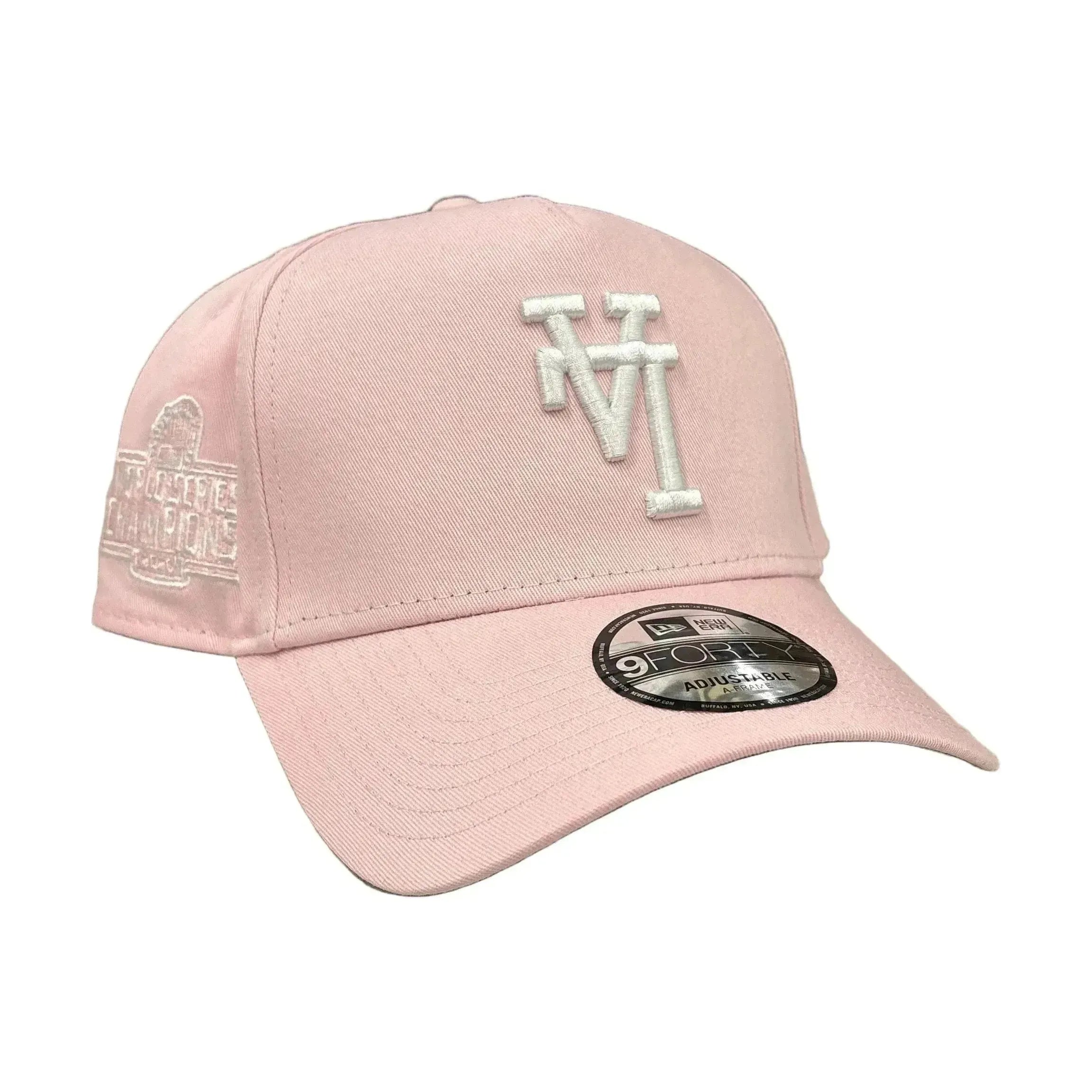 New Era 9Forty A-Frame Upside Down LA Dodgers Pink/White