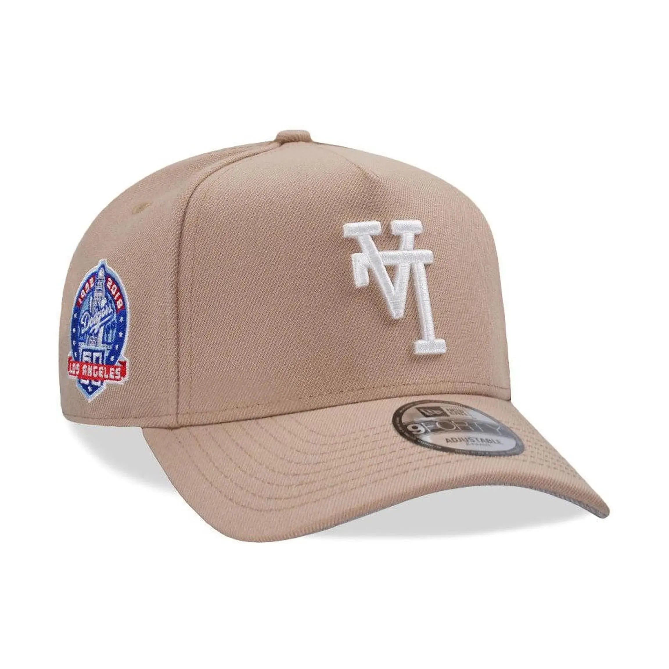 New Era Los Angeles Dodgers 60th Anniversary Camel Prime Edition 9Forty A Frame Snapback