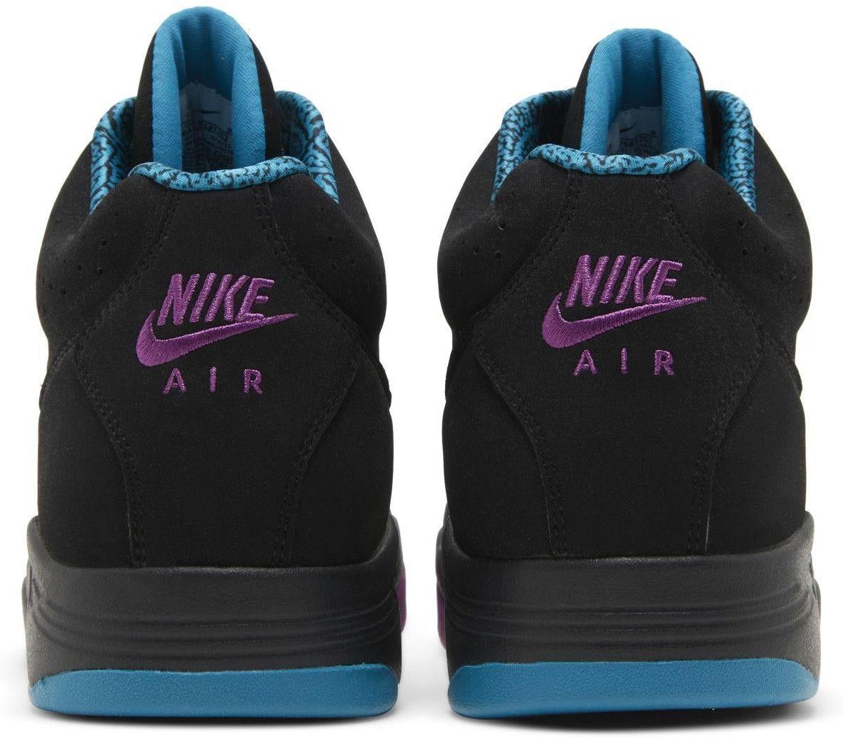 Nike Air Flight Lite II Mid Black Cyber Teal