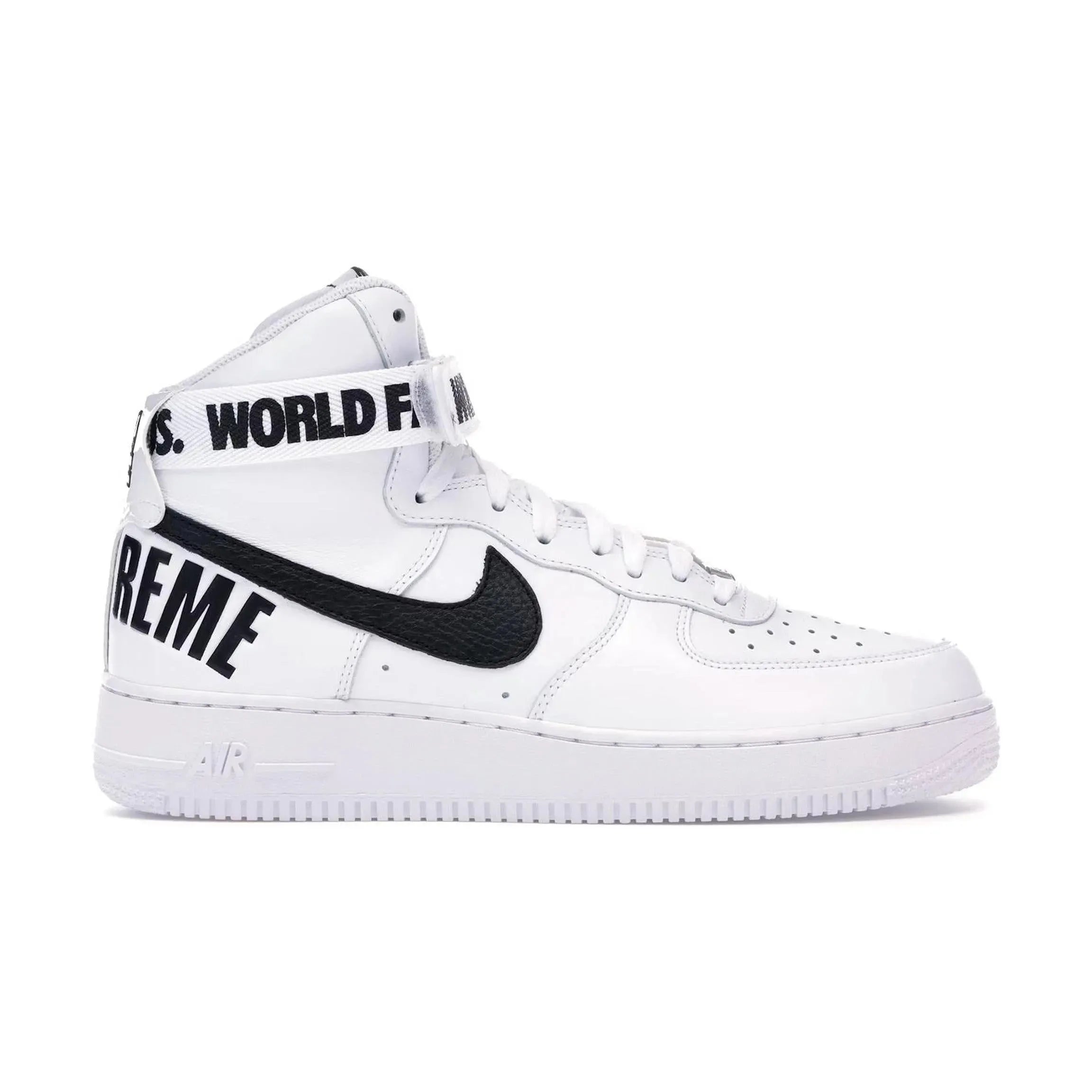 Nike Air Force 1 High Supreme World Famous White