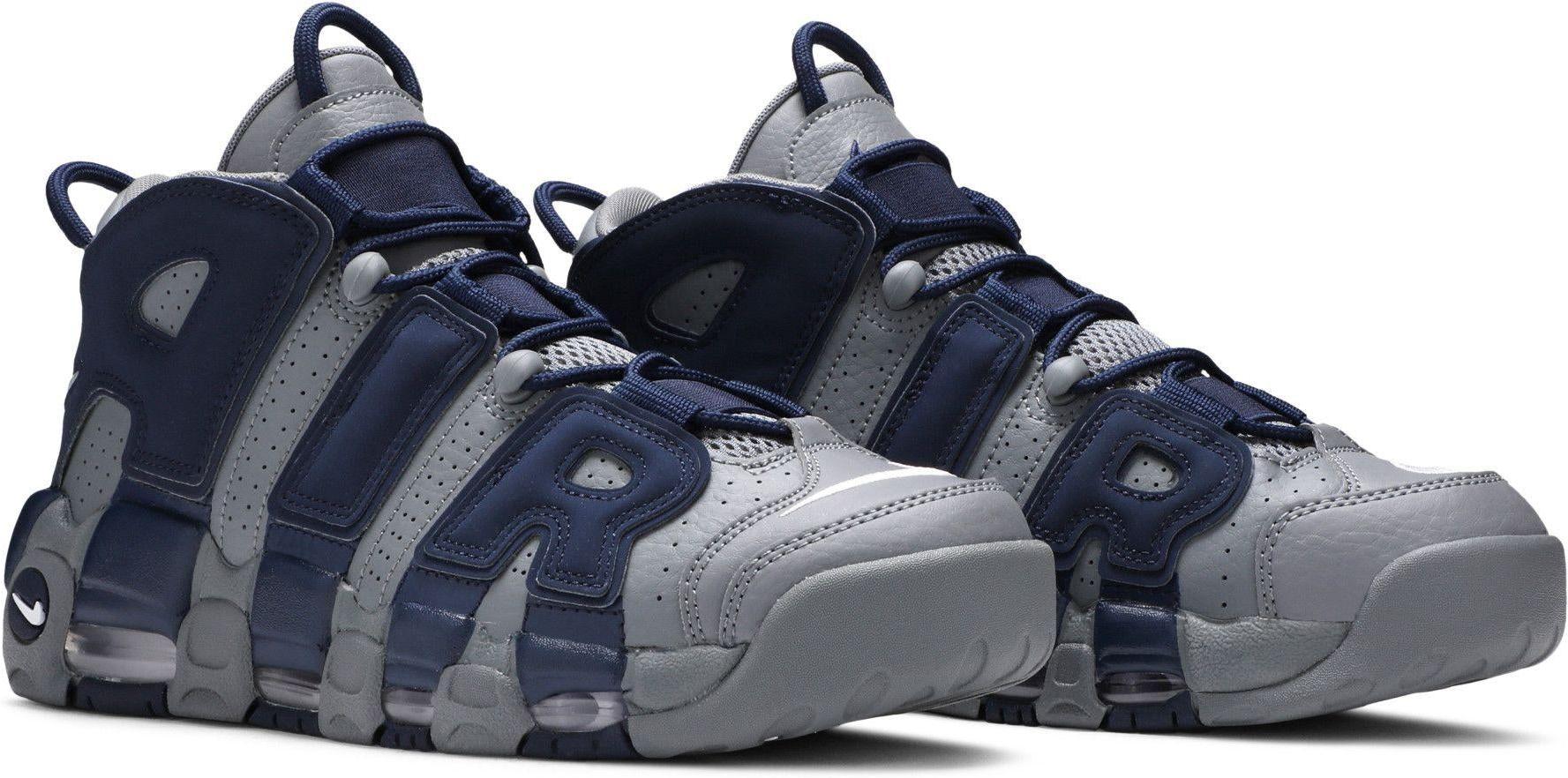 Nike Air More Uptempo Cool Grey Midnight Navy